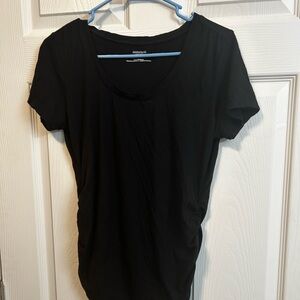 Black Motherhood Maternity Shirt